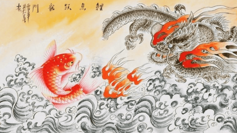 Mơ thấy cá chép hóa rồng là điềm báo gì